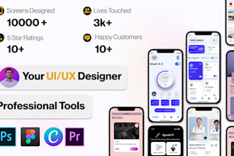 design UI UX design for mobile app, website UI UX design