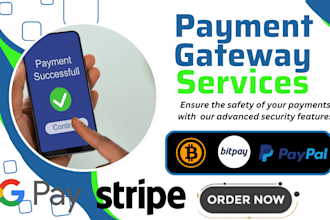 integrate payment gateway paypal stripe payment crypto bitcoin to website