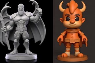 sculpt 3d knight, bjd,  3d statue, stl file, vinyl plush, action figure, zbrush
