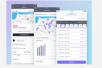 develop crime reporting app, emergency app, public safety app like bsafe