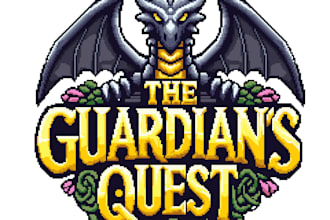 create a pixel art logo for your game