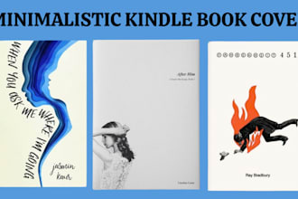 do minimalistic book cover design kindle book cover design non fiction for kdp
