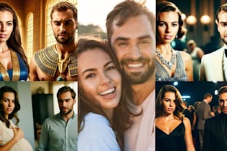 create stunning realistic ai images of couples