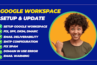 do google workspace setup, migration fix gsuite eliminate spam mx spf dkim dmarc