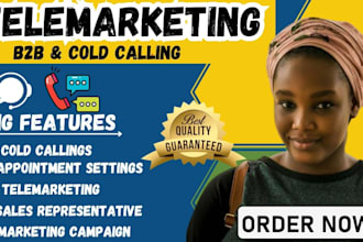 do telemarketing b2b cold calling, appointment settings and lead generation