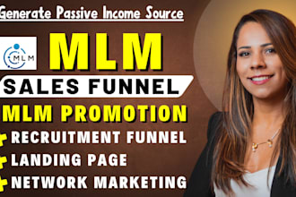 setup MLM recruitment funnel MLM promotion MLM sales funnel network marketing