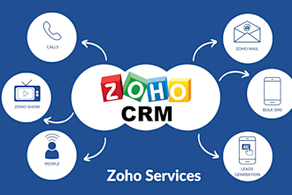 be your zoho one expert, integrate zoho crm, zoho books, forms to your business