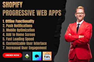 setup shopify progressive web apps pwa and mobile app progressier litefy ampify