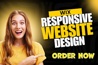 develop wix landing page redesign wix website SEO photography wix studio design