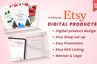 do etsy digital product design etsy digital product or etsy shop set up etsy seo
