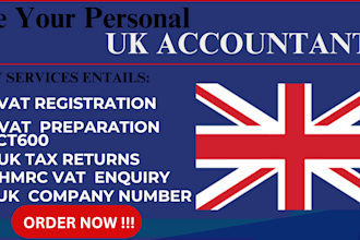 be your personal UK accountant for UK company accounts uk tax return ct600 vat