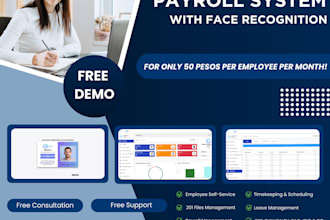 do a payroll system with face recognition timekeeping