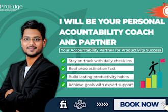 be your personal accountability coach and partner
