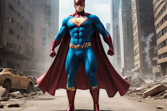 draw you as an amazing superhero