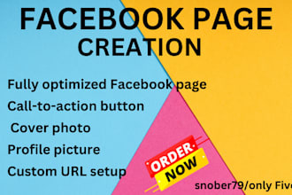 create, setup a facebook business page