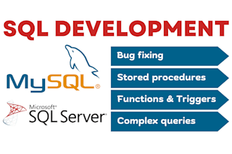 write sql queries or fix queries in sql server and mysql