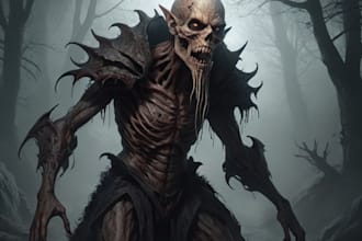 fantasy horror and fantasy horror character