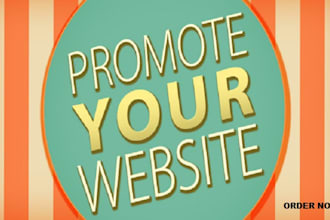manage to promote your website to gain real traffic