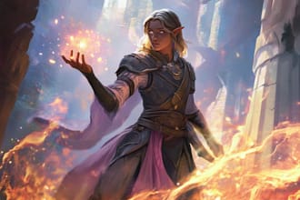 create a realistic dnd character arty and dungeons and dragons illustration