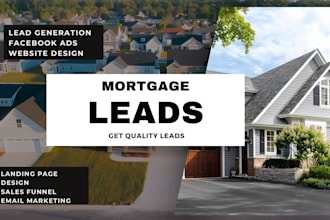 generate mortgage leads, mortgage sales funnel, fha refinance, mortgage website