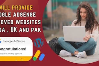 provide google adsense approved websites of usa , UK and pak