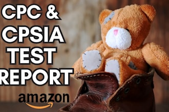 provide CPC certificate as per cpsia standards for amazon products