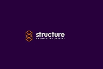 create a contraction logo designed to impress