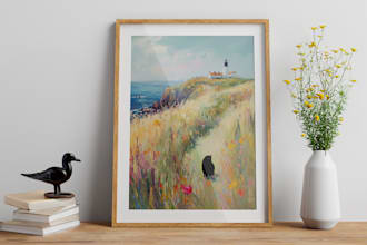 create an ai landscape featuring your pet