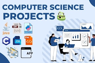 do computer science, networking, python, java, cpp and sql programming  projects