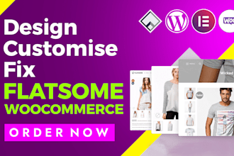 setup and design online store using flatsome in woocommerce and wordpress