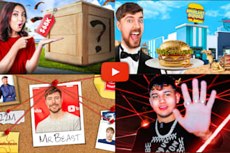 design an viral amazing youtube thumbnail