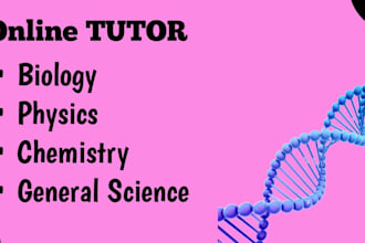 be your online biology tutor