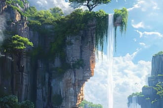create an awesome environment concept art