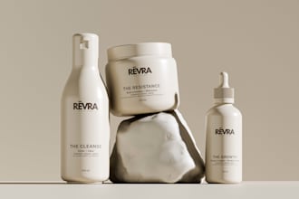 design custom hair care labels, bottle labels, and bottle mockup
