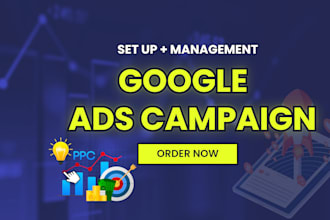 setup and manage google ads adwords campaign, PPC campaigns