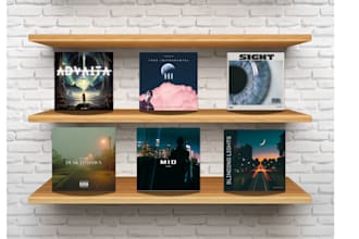 design modern and unique music cover art