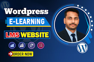 design elearning wordpress tutor lms website