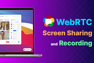 build webrtc audio video chat with recording screen sharing canvas whiteboard