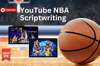 write nba basketball nfl script for youtube channel