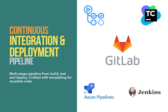build cicd pipeline using gitlab ci, github actions, or circleci