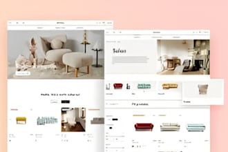 build shopify ecommerce store home decor shopify website