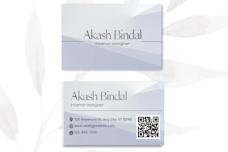 design professional business cards with custom qr codes
