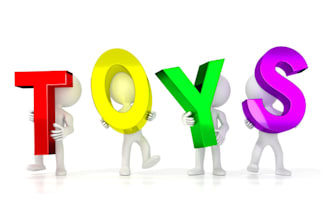 make unique toy store wordmark logo