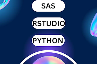 do data analysis using rstudio, r programming, python and sas