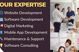 build website and mobile application