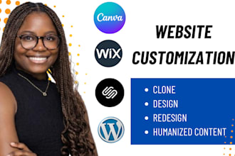 clone wix website canva website canva portfolio website canva landing page