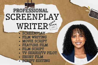 do screenplay screenwriting movie script feature film script writing short film