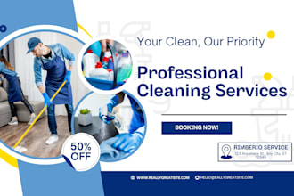 build cleaning service, malware and junk removal website