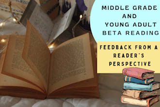 beta read your middle grade and ya manuscript