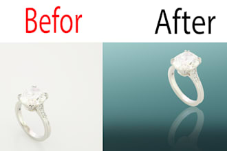 do professional jewelry retouch, jewelry editing